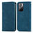 Funda de Cuero Cartera con Soporte Carcasa S04D para Xiaomi Redmi Note 11T 5G Azul