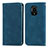 Funda de Cuero Cartera con Soporte Carcasa S04D para Xiaomi Redmi Note 9 Pro Max Azul