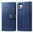 Funda de Cuero Cartera con Soporte Carcasa S05D para Samsung Galaxy A32 5G Azul