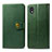 Funda de Cuero Cartera con Soporte Carcasa S05D para Samsung Galaxy M01 Core Verde