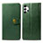 Funda de Cuero Cartera con Soporte Carcasa S05D para Samsung Galaxy M32 5G Verde