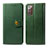 Funda de Cuero Cartera con Soporte Carcasa S05D para Samsung Galaxy Note 20 5G Verde