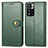 Funda de Cuero Cartera con Soporte Carcasa S05D para Xiaomi Mi 11i 5G (2022) Verde