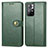 Funda de Cuero Cartera con Soporte Carcasa S05D para Xiaomi Redmi Note 11 5G Verde