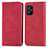 Funda de Cuero Cartera con Soporte Carcasa S08D para Asus ZenFone 8 Mini Rojo