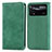 Funda de Cuero Cartera con Soporte Carcasa S08D para Xiaomi Poco X4 Pro 5G Verde