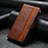 Funda de Cuero Cartera con Soporte Carcasa S10D para Xiaomi Redmi K50 Ultra 5G Marron