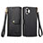 Funda de Cuero Cartera con Soporte Carcasa S15D para Nothing Phone 2 Negro