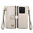 Funda de Cuero Cartera con Soporte Carcasa S15D para Xiaomi Mi 13T 5G Gris