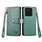 Funda de Cuero Cartera con Soporte Carcasa S15D para Xiaomi Mi 13T 5G Verde