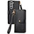 Funda de Cuero Cartera con Soporte Carcasa S16D para Samsung Galaxy S24 5G Negro