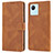 Funda de Cuero Cartera con Soporte Carcasa SY1 para Realme C30s Marron