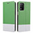 Funda de Cuero Cartera con Soporte Carcasa SY2 para Realme 8 5G Verde