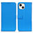 Funda de Cuero Cartera con Soporte Carcasa T01 para Apple iPhone 14 Azul