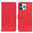 Funda de Cuero Cartera con Soporte Carcasa T01 para Apple iPhone 14 Pro Max Rojo