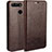 Funda de Cuero Cartera con Soporte Carcasa T01 para Huawei Honor V20 Marron