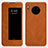 Funda de Cuero Cartera con Soporte Carcasa T01 para Huawei Mate 30E Pro 5G Naranja