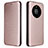 Funda de Cuero Cartera con Soporte Carcasa T01 para Huawei Mate 40 Pro Oro Rosa