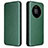 Funda de Cuero Cartera con Soporte Carcasa T01 para Huawei Mate 40 Pro Verde