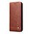 Funda de Cuero Cartera con Soporte Carcasa T01 para OnePlus 8 Pro Marron