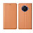 Funda de Cuero Cartera con Soporte Carcasa T01 para Oppo Ace2 Naranja