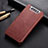 Funda de Cuero Cartera con Soporte Carcasa T01 para Samsung Galaxy A90 4G Marron