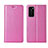 Funda de Cuero Cartera con Soporte Carcasa T02 para Huawei P40 Rosa