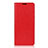 Funda de Cuero Cartera con Soporte Carcasa T02 para Oppo Find X2 Neo Rojo