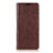 Funda de Cuero Cartera con Soporte Carcasa T02 para Oppo Find X2 Pro Marron