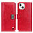 Funda de Cuero Cartera con Soporte Carcasa T03 para Apple iPhone 13 Rojo