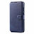 Funda de Cuero Cartera con Soporte Carcasa T03 para Huawei P30 Lite Azul