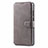 Funda de Cuero Cartera con Soporte Carcasa T03 para Huawei P30 Lite XL Gris