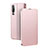 Funda de Cuero Cartera con Soporte Carcasa T03 para Huawei P30 Oro Rosa