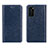 Funda de Cuero Cartera con Soporte Carcasa T03 para Huawei P40 Azul