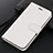 Funda de Cuero Cartera con Soporte Carcasa T03 para Huawei P40 Lite 5G Blanco