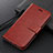 Funda de Cuero Cartera con Soporte Carcasa T03 para Huawei P40 Lite 5G Marron