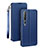 Funda de Cuero Cartera con Soporte Carcasa T03 para Xiaomi Mi 10 Azul