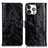 Funda de Cuero Cartera con Soporte Carcasa T04 para Apple iPhone 15 Pro Max Negro