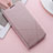 Funda de Cuero Cartera con Soporte Carcasa T04 para Huawei Honor 20 Lite Oro Rosa