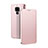 Funda de Cuero Cartera con Soporte Carcasa T04 para Huawei Mate 20 X 5G Oro Rosa