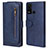 Funda de Cuero Cartera con Soporte Carcasa T04 para Huawei Nova Lite 3 Plus Azul