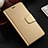 Funda de Cuero Cartera con Soporte Carcasa T04 para Oppo R17 Pro Oro