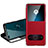 Funda de Cuero Cartera con Soporte Carcasa T05 para Huawei Honor View 30 5G Rojo