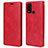 Funda de Cuero Cartera con Soporte Carcasa T05 para Huawei Nova Lite 3 Plus Rojo