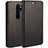 Funda de Cuero Cartera con Soporte Carcasa T05 para Xiaomi Redmi Note 8 Pro Negro