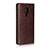 Funda de Cuero Cartera con Soporte Carcasa T06 para Huawei Mate 20 X 5G Marron