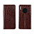 Funda de Cuero Cartera con Soporte Carcasa T06 para Huawei Mate 30 5G Marron