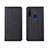 Funda de Cuero Cartera con Soporte Carcasa T06 para Huawei P Smart+ Plus (2019) Negro