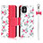 Funda de Cuero Cartera con Soporte Carcasa T07 para Apple iPhone 11 Rojo