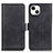 Funda de Cuero Cartera con Soporte Carcasa T07 para Apple iPhone 13 Negro